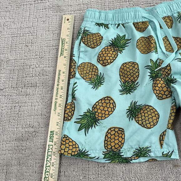 Trinity Collective Swim Shorts Mens Medium Mesh Lined Pineapple Graphic* - Picture 6 of 12